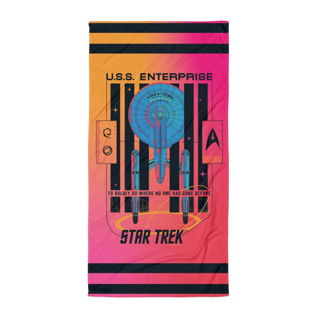 Star Trek: The Original Series Enterprise Beach Towel - Paramount Shop