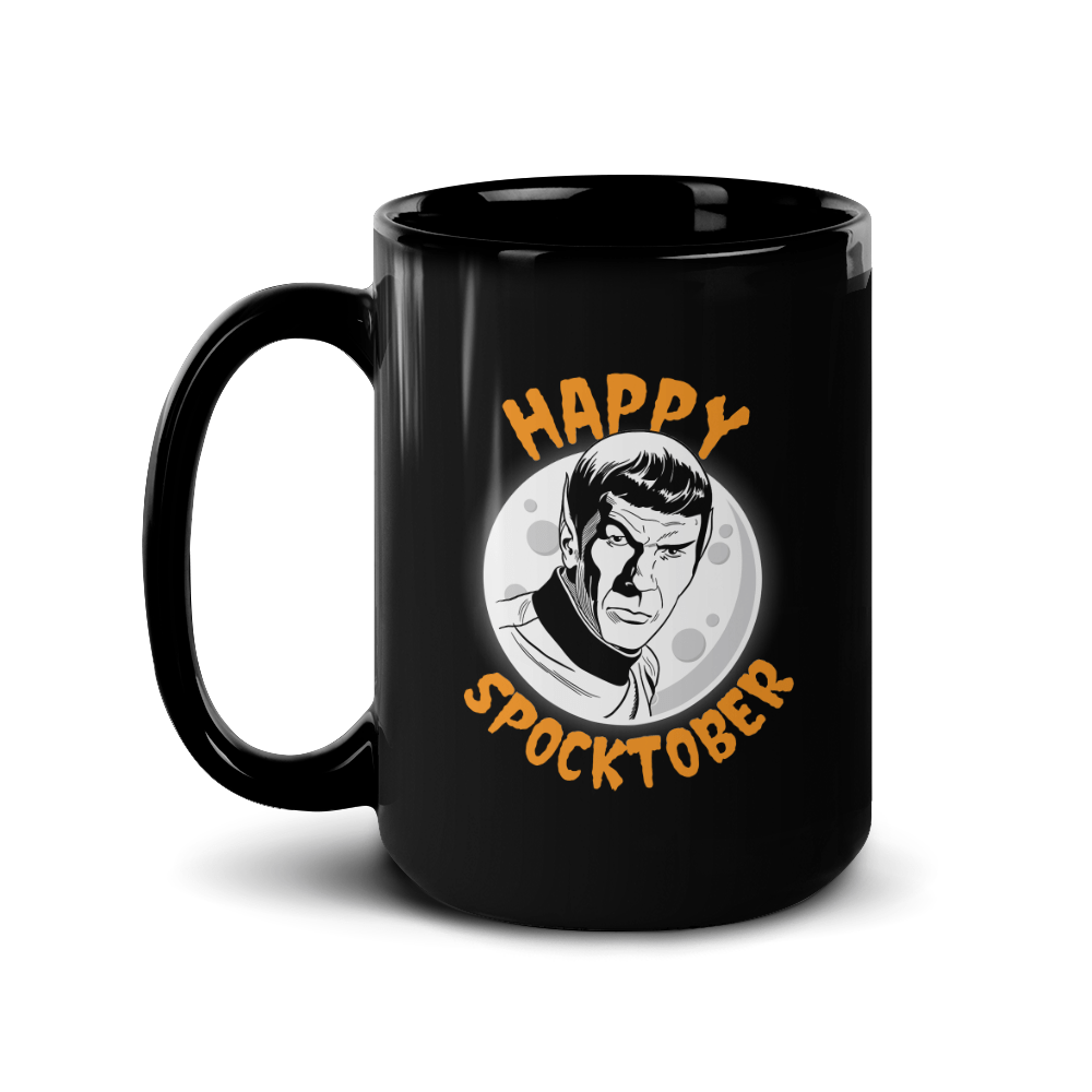 Star Trek: The Original Series Happy Spocktober Black Mug - Paramount Shop