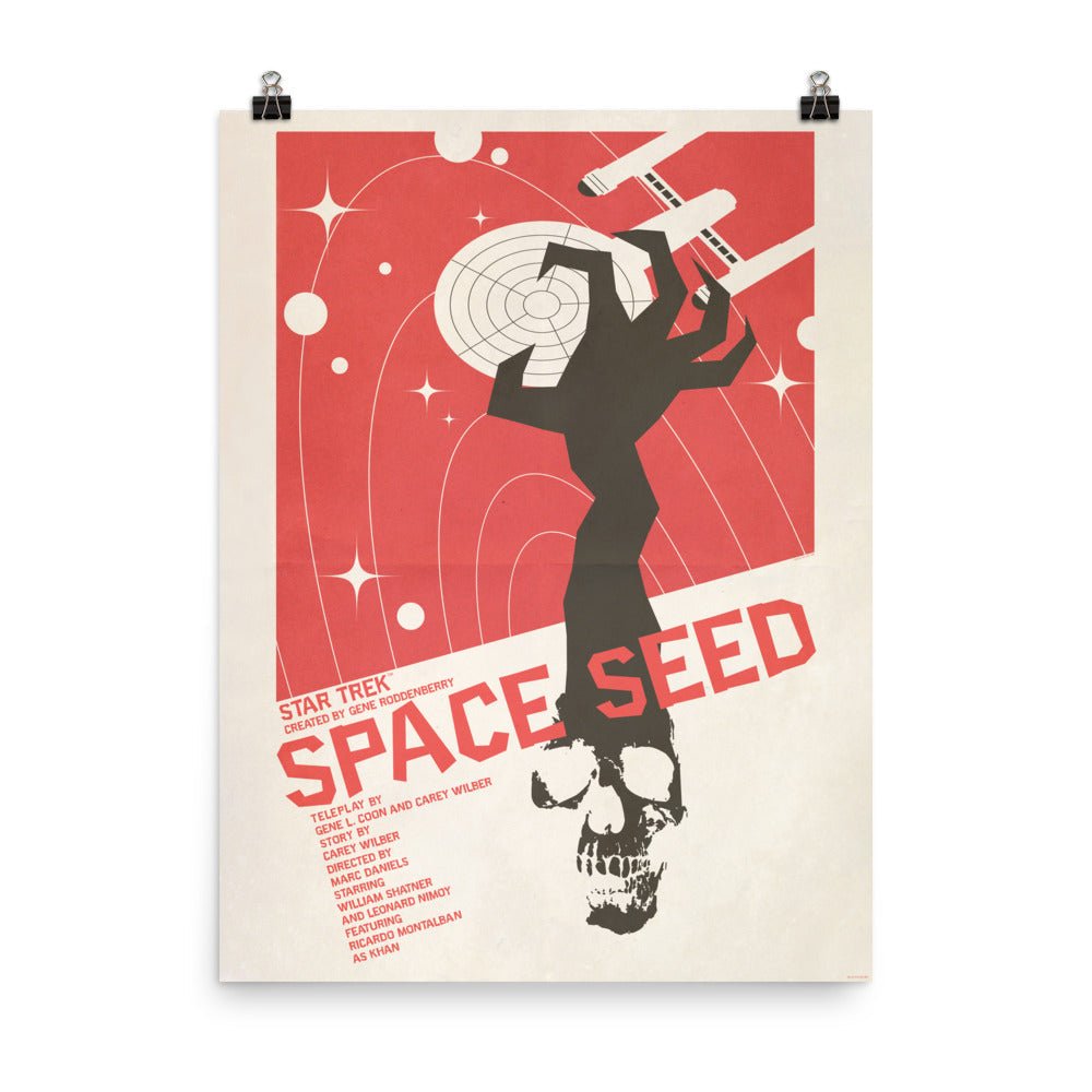 Star Trek: The Original Series Juan Ortiz Space Seed Premium Satin Poster - Paramount Shop