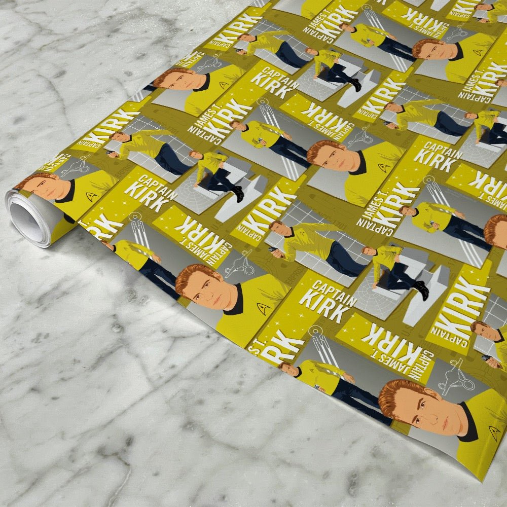 Star Trek: The Original Series Kirk Gift Wrap - Paramount Shop