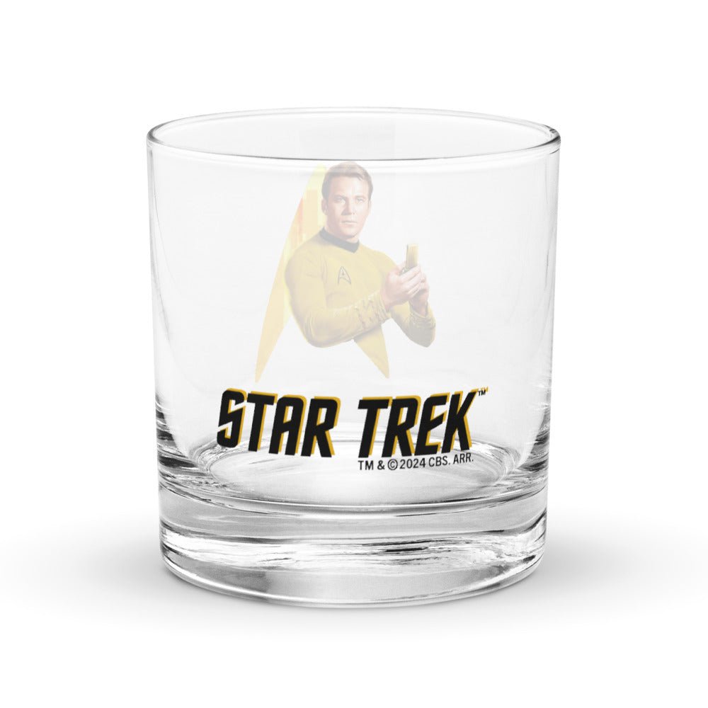 Star Trek: The Original Series Kirk Rocks Glass - Paramount Shop