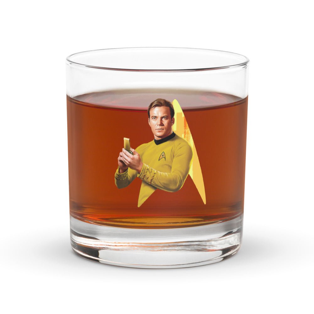 Star Trek: The Original Series Kirk Rocks Glass - Paramount Shop