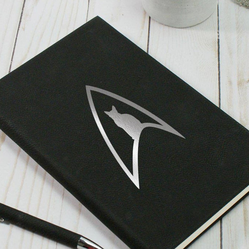 Star Trek: The Original Series Kitty Cat Logo Laser Engraved Notebook - Paramount Shop