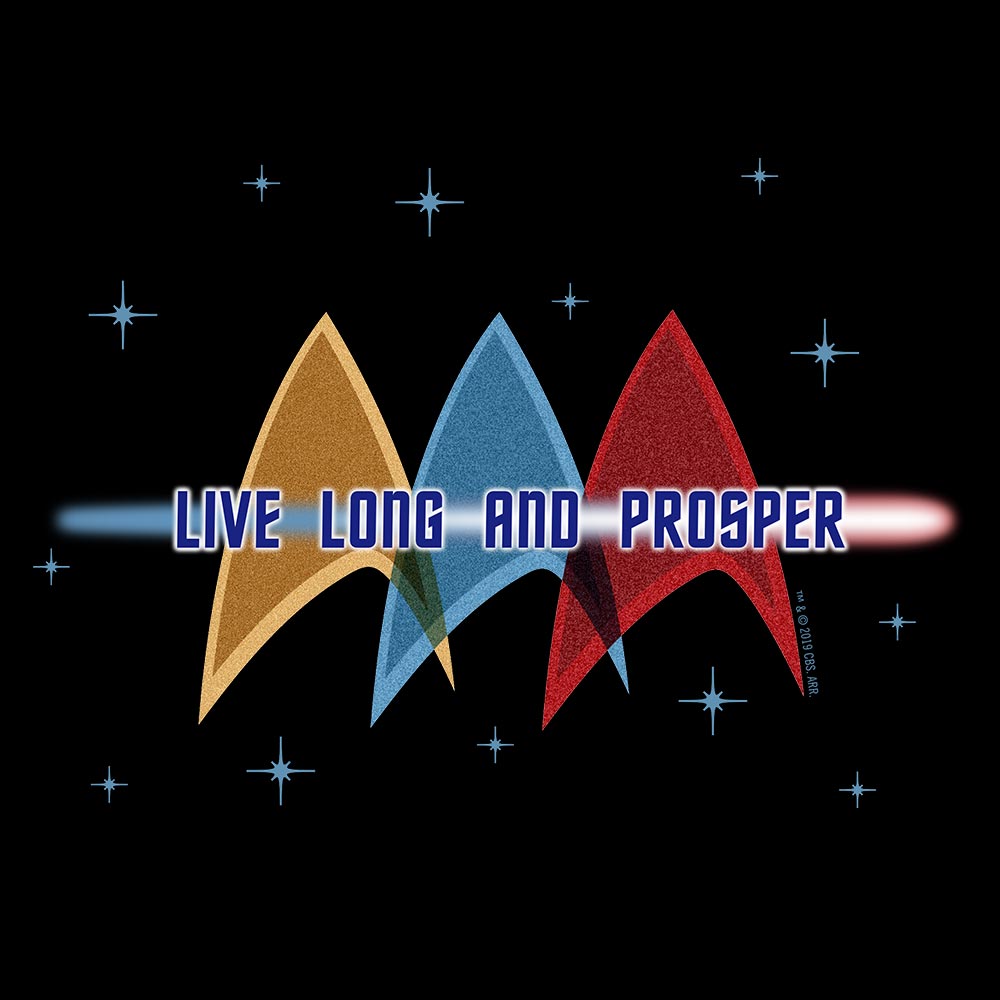 Star Trek: The Original Series Live Long and Prosper Deltas Fleece Hooded Sweatshirt - Paramount Shop