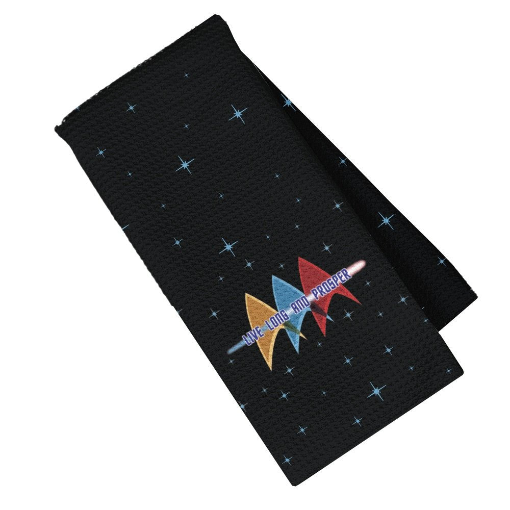 Star Trek: The Original Series Live Long and Prosper Kitchen Towel - Paramount Shop