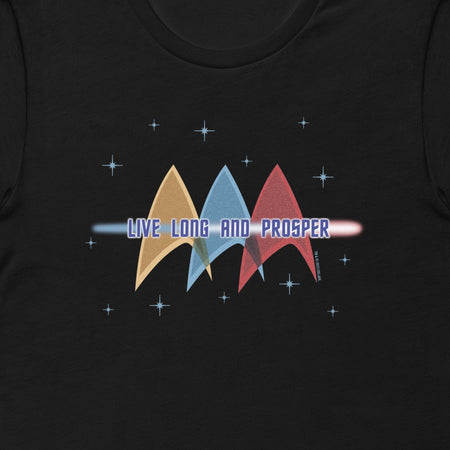 Star Trek: The Original Series Live Long & Prosper Deltas Adult Short Sleeve T - Shirt - Paramount Shop