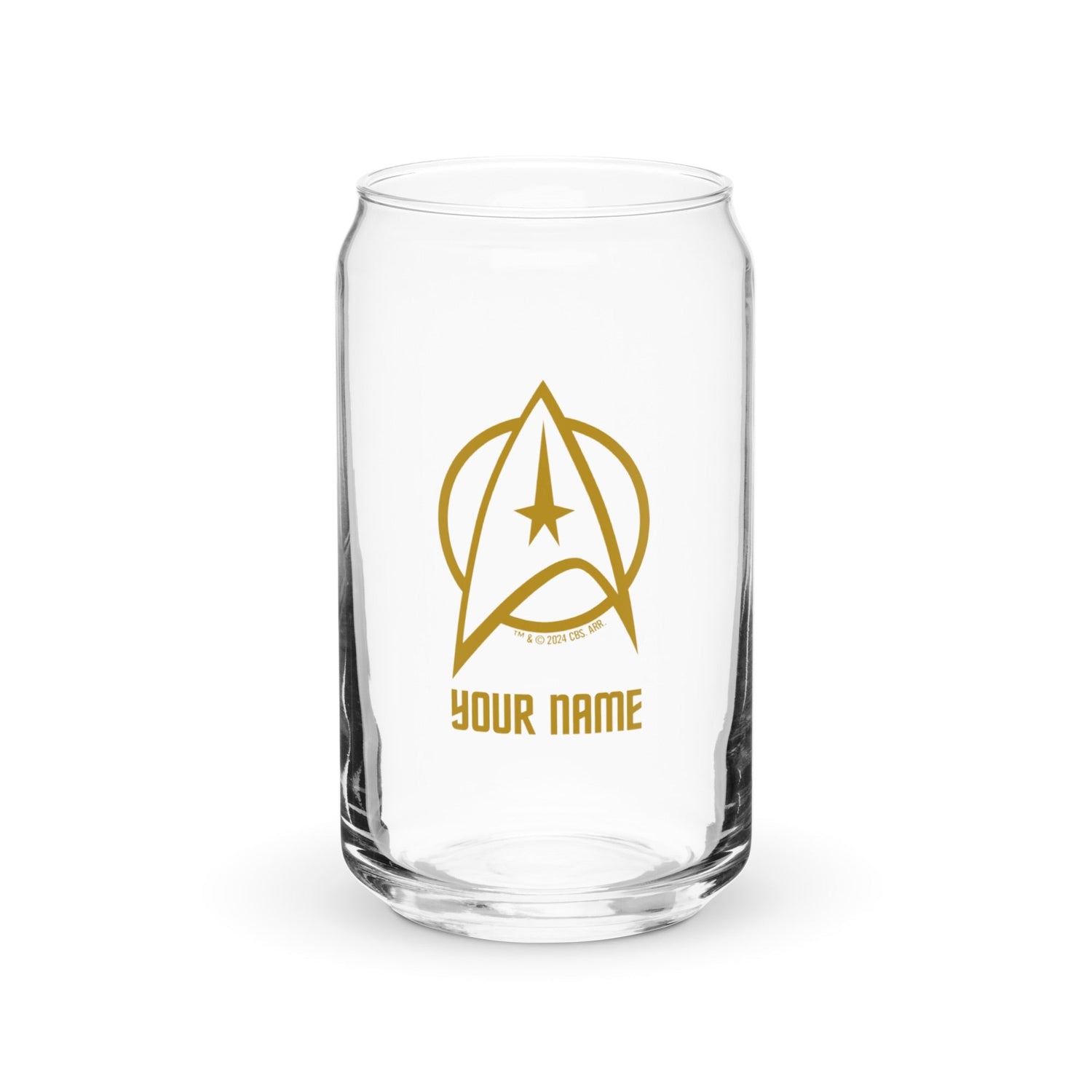 Star Trek: The Original Series Personalized Can Shaped Glass - Paramount Shop