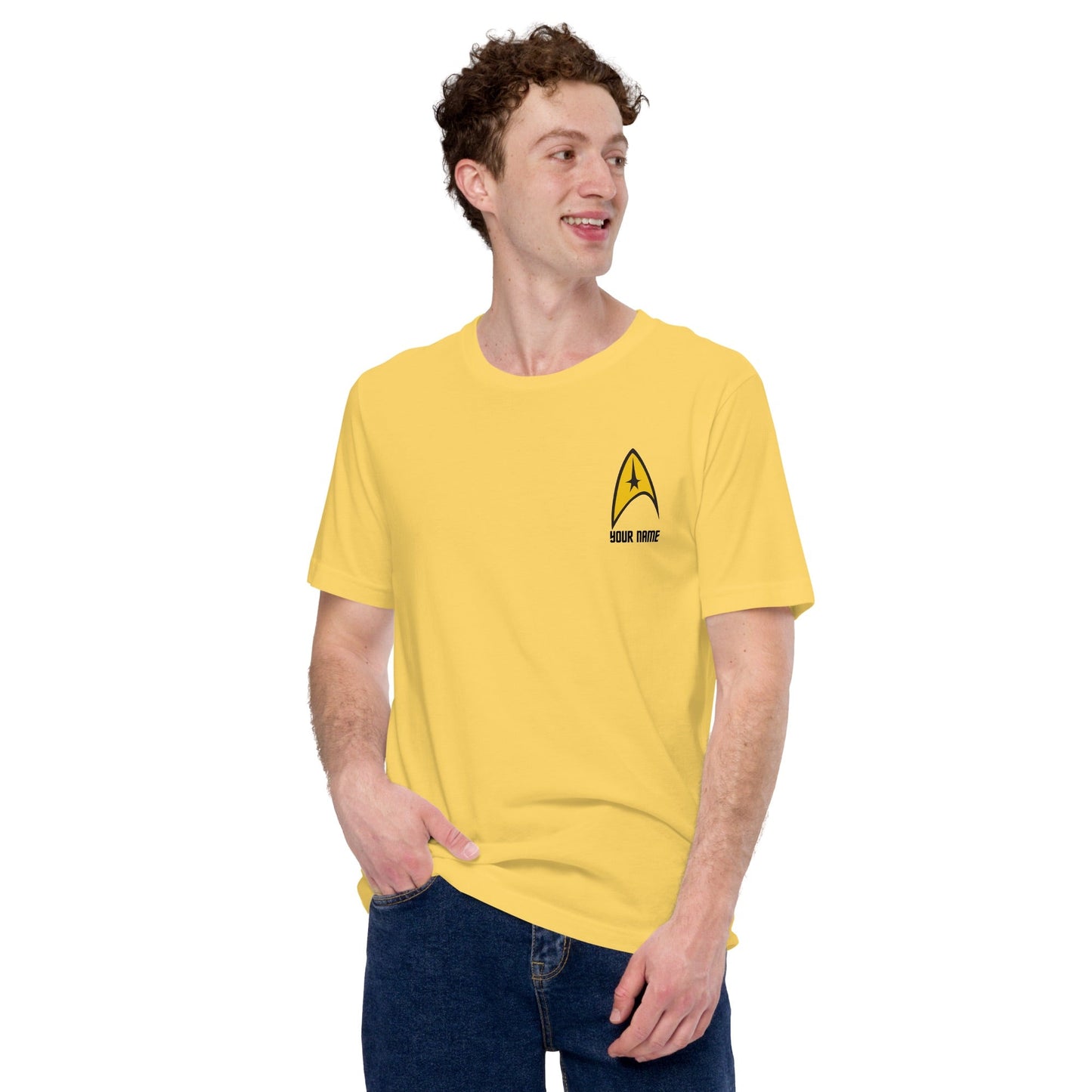 Star Trek: The Original Series Personalized Command Badge Unisex T-Shirt - Paramount Shop