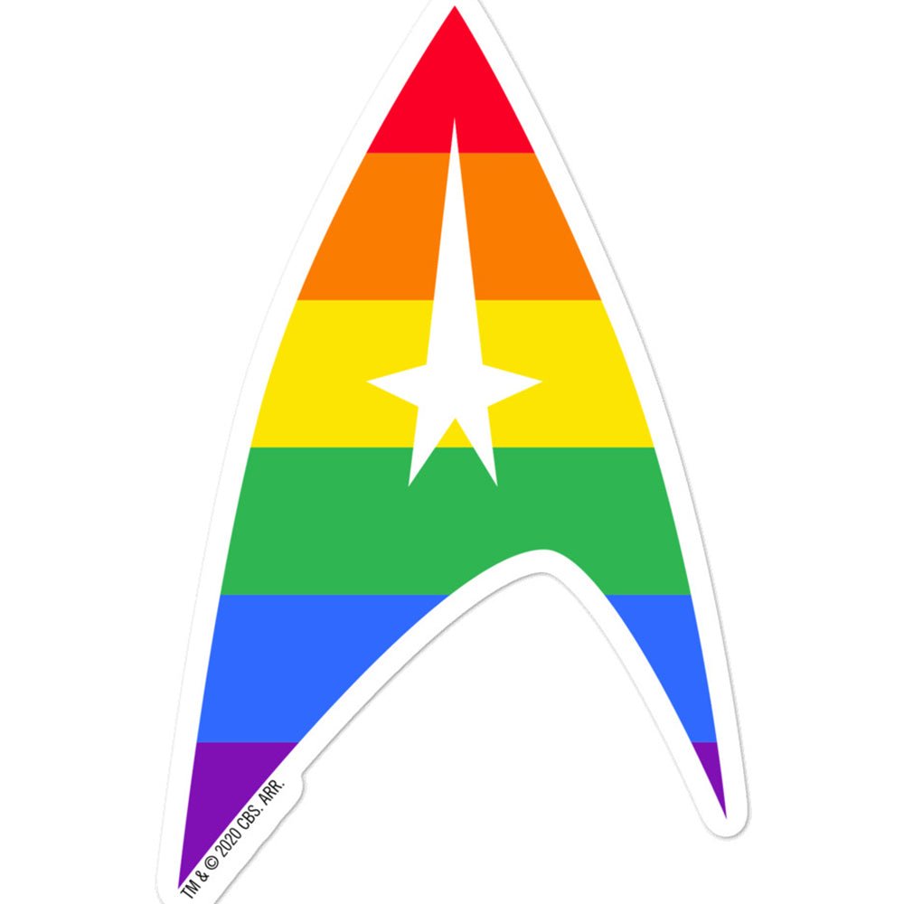 Star Trek: The Original Series Pride Delta Die Cut Sticker - Paramount Shop