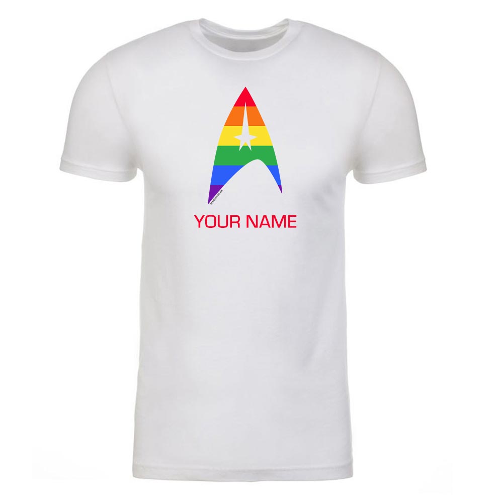 Star Trek: The Original Series Pride Delta Personalized Adult Short Sleeve T - Shirt - Paramount Shop