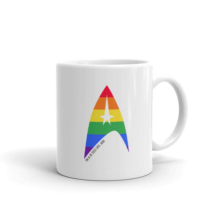 Star Trek: The Original Series Pride Delta White Mug - Paramount Shop