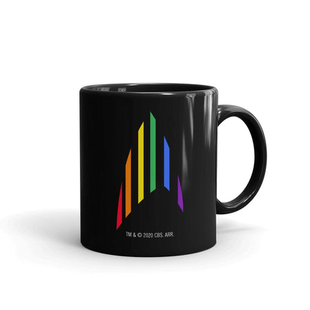 Star Trek: The Original Series Pride Rainbow Delta Black Mug - Paramount Shop