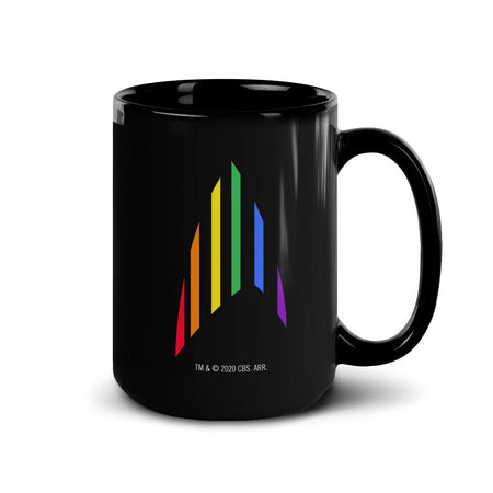 Star Trek: The Original Series Pride Rainbow Delta Black Mug - Paramount Shop