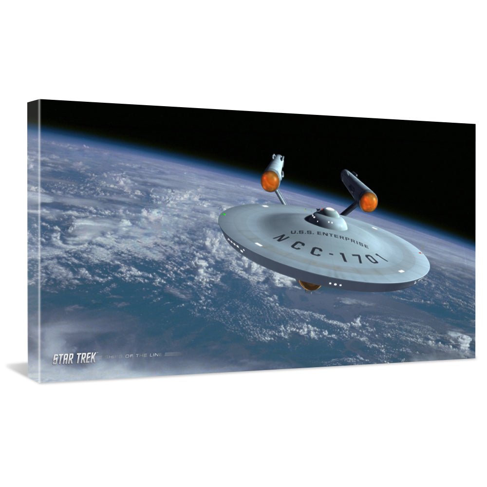 Star Trek: The Original Series Ships of the Line Assignment Earth Traditional Canvas - Paramount Shop