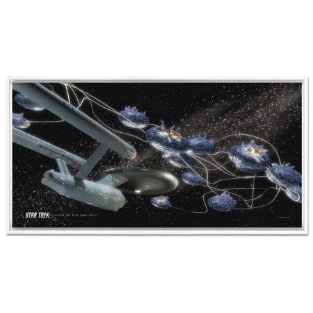 Star Trek: The Original Series Ships of the Line Beyond the Farthest Star Floating Frame Wrapped Canvas - Paramount Shop