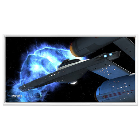 Star Trek: The Original Series Ships of the Line Righteous Wrath Floating Frame Wrapped Canvas - Paramount Shop