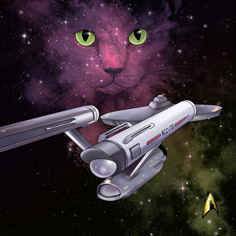Star Trek: The Original Series Space Cat Tote Bag - Paramount Shop