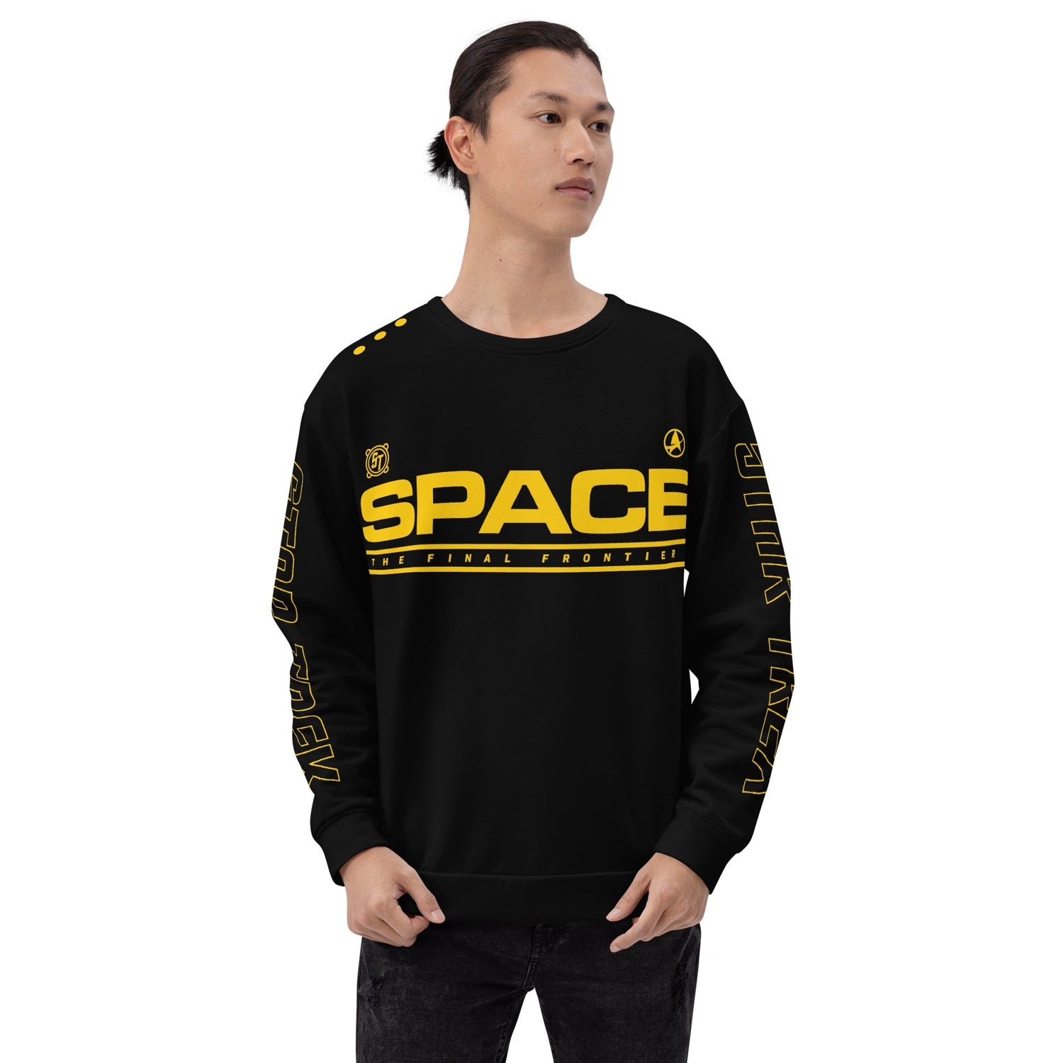 Star Trek: The Original Series Space The Final Frontier Racing Crewneck Sweatshirt - Paramount Shop