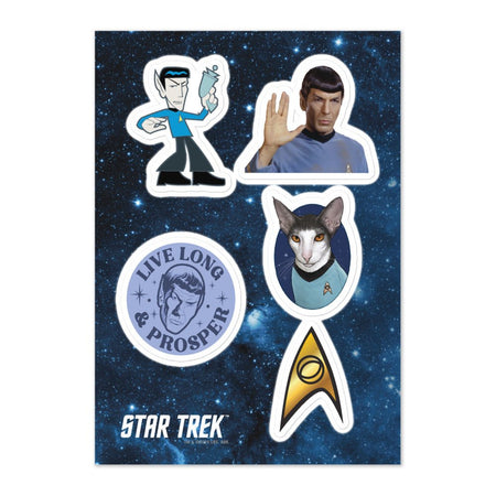 Star Trek: The Original Series Spock Sticker Sheet - Paramount Shop