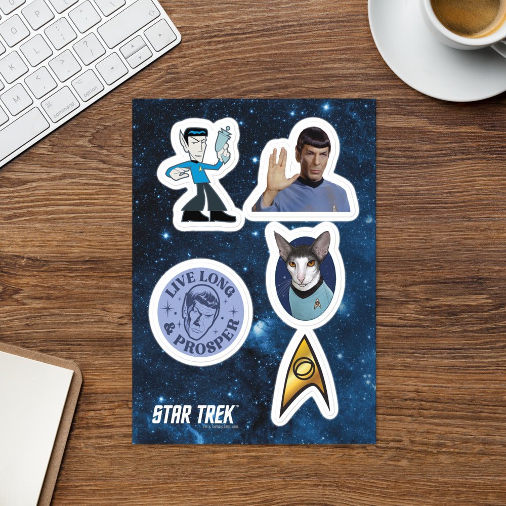 Star Trek: The Original Series Spock Sticker Sheet - Paramount Shop