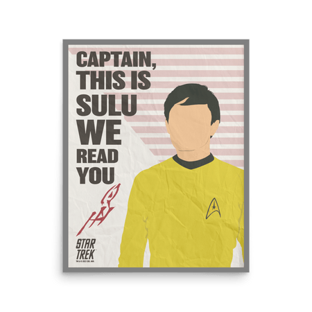 Star Trek: The Original Series Sulu Premium Matte Paper Poster - Paramount Shop