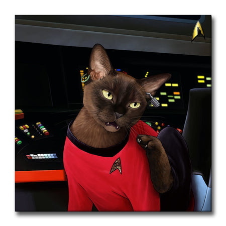Star Trek: The Original Series Uhura Cat Premium Gallery Wrapped Canvas - Paramount Shop