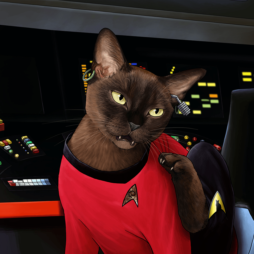 Star Trek: The Original Series Uhura Cat Premium Tote Bag - Paramount Shop