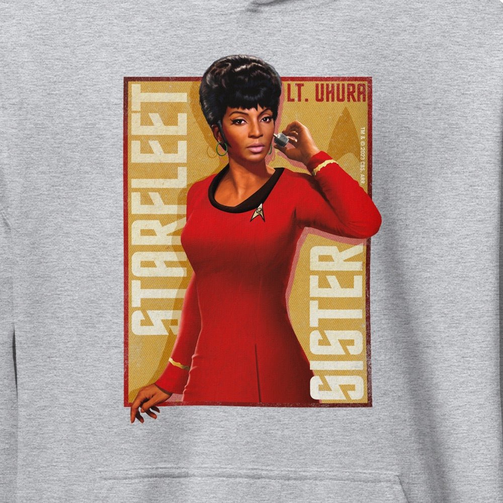 Star Trek: The Original Series Uhura Starfleet Sister Hooded Sweatshirt - Paramount Shop