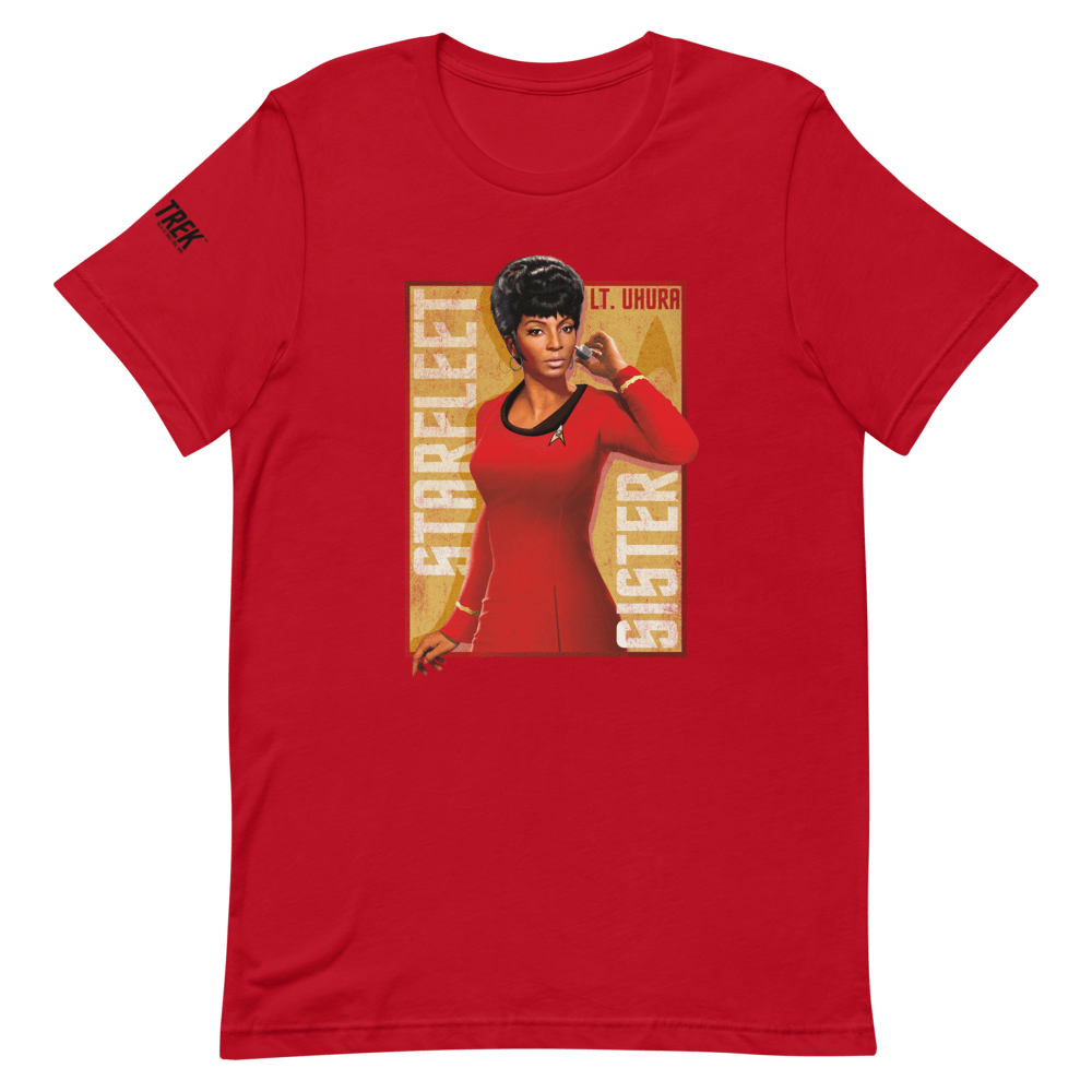 Star Trek: The Original Series Uhura Starfleet Sister Unisex Premium T - Shirt - Paramount Shop