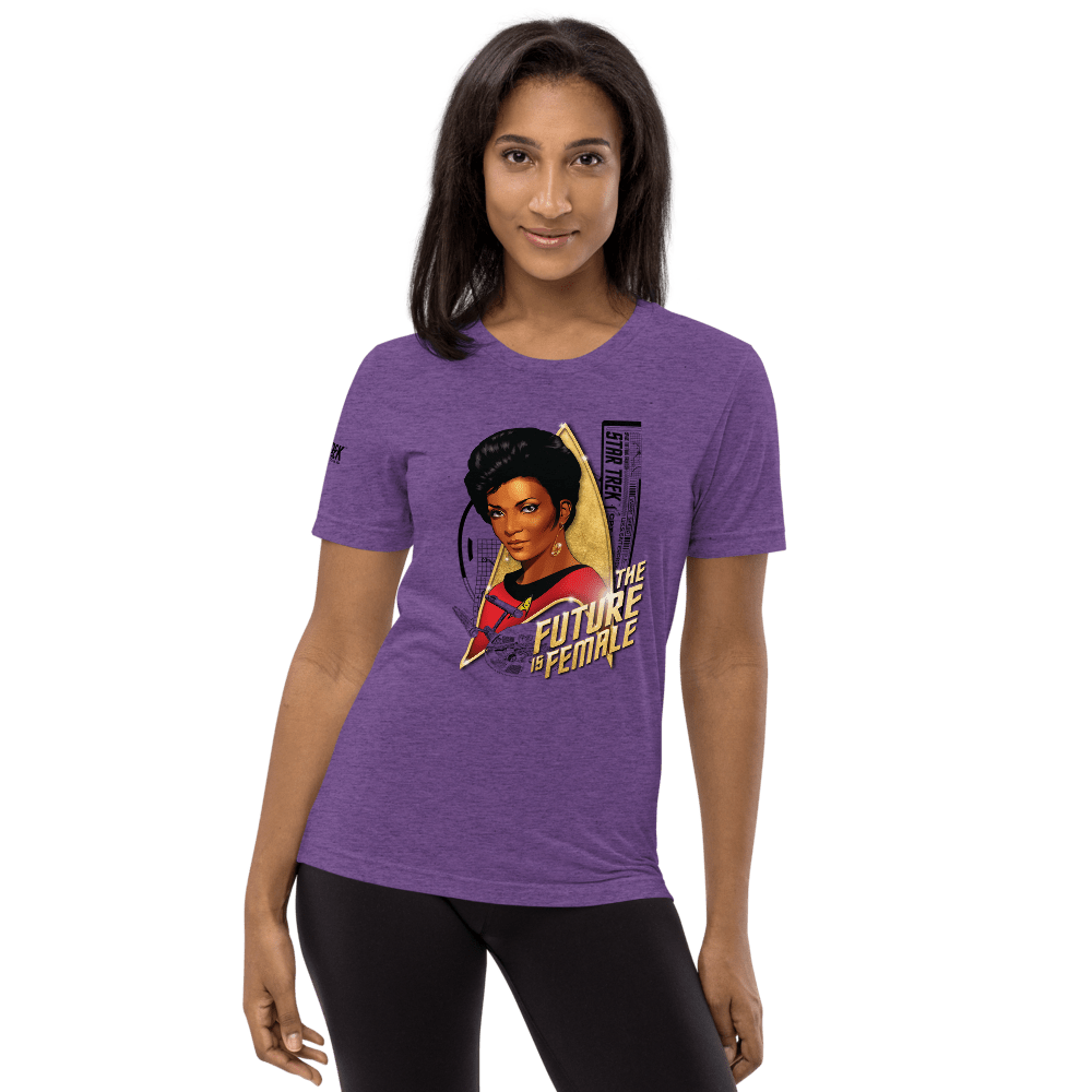Star Trek: The Original Series Uhura The Future Is Female Unisex Tri - Blend T - Shirt - Paramount Shop