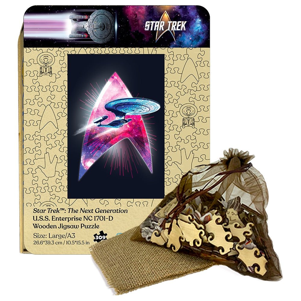 Star Trek: The Original Series Wooden Delta Shapes Puzzle - Paramount Shop