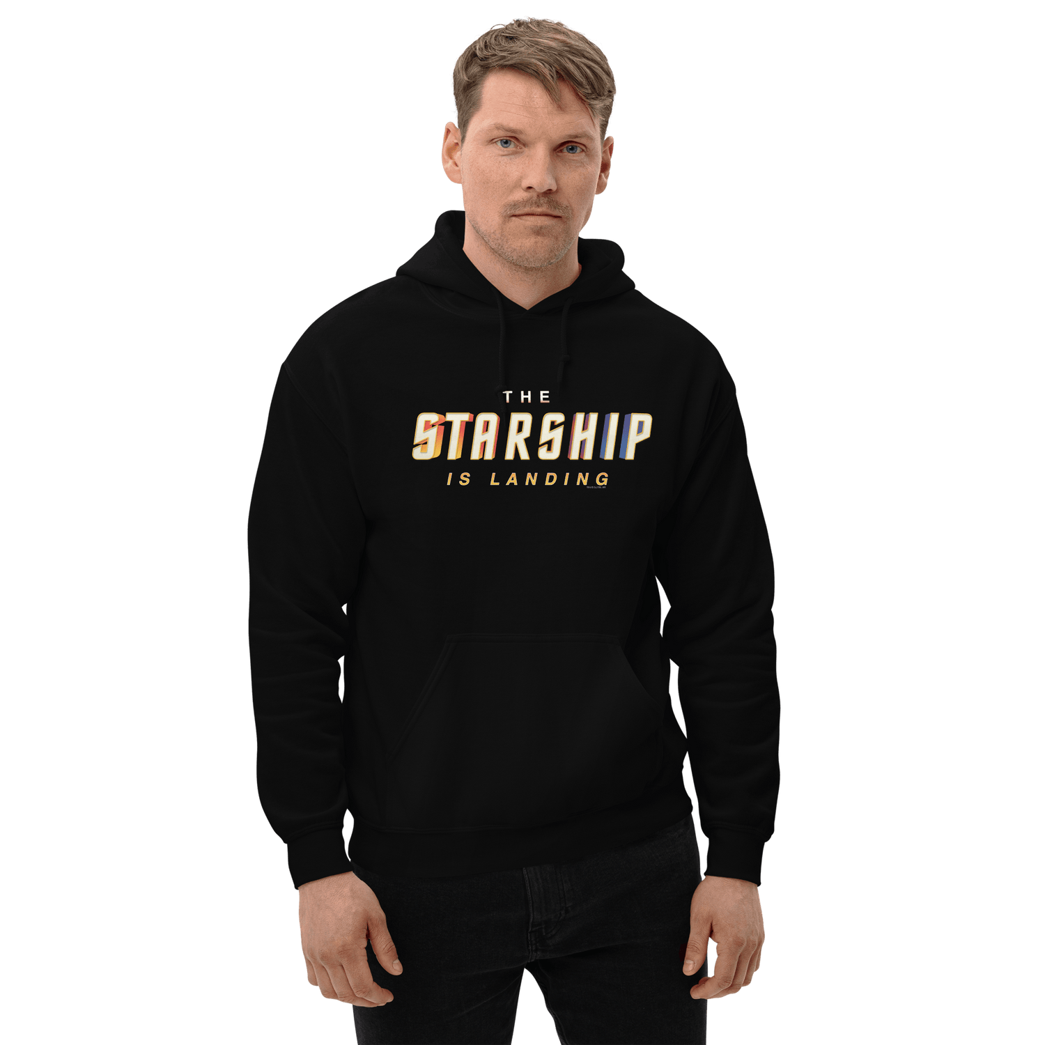 Star Trek The Starship Is Landing Hooded Sweatshirt - Paramount Shop