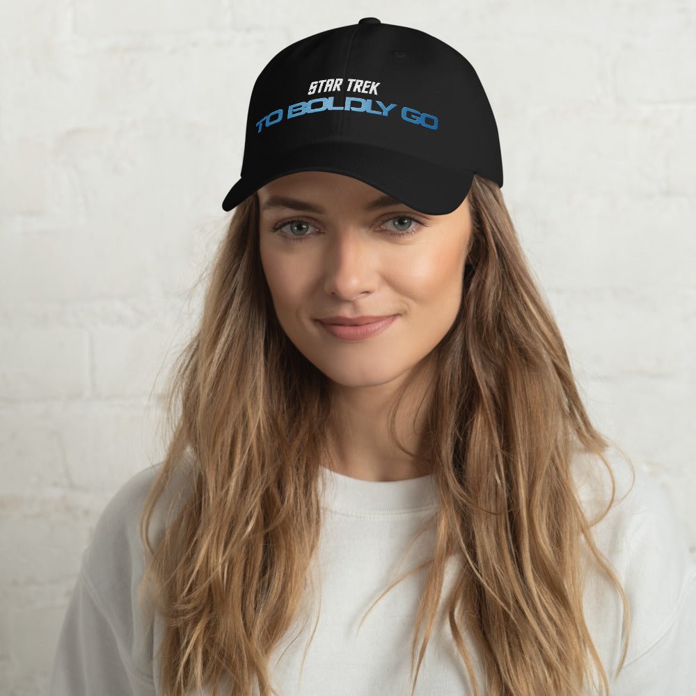 Star Trek To Boldly Go Embroidered Dad Hat - Paramount Shop