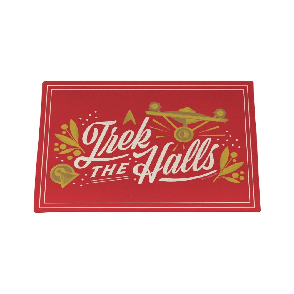 Star Trek Trek The Halls Holiday Doormat - Paramount Shop