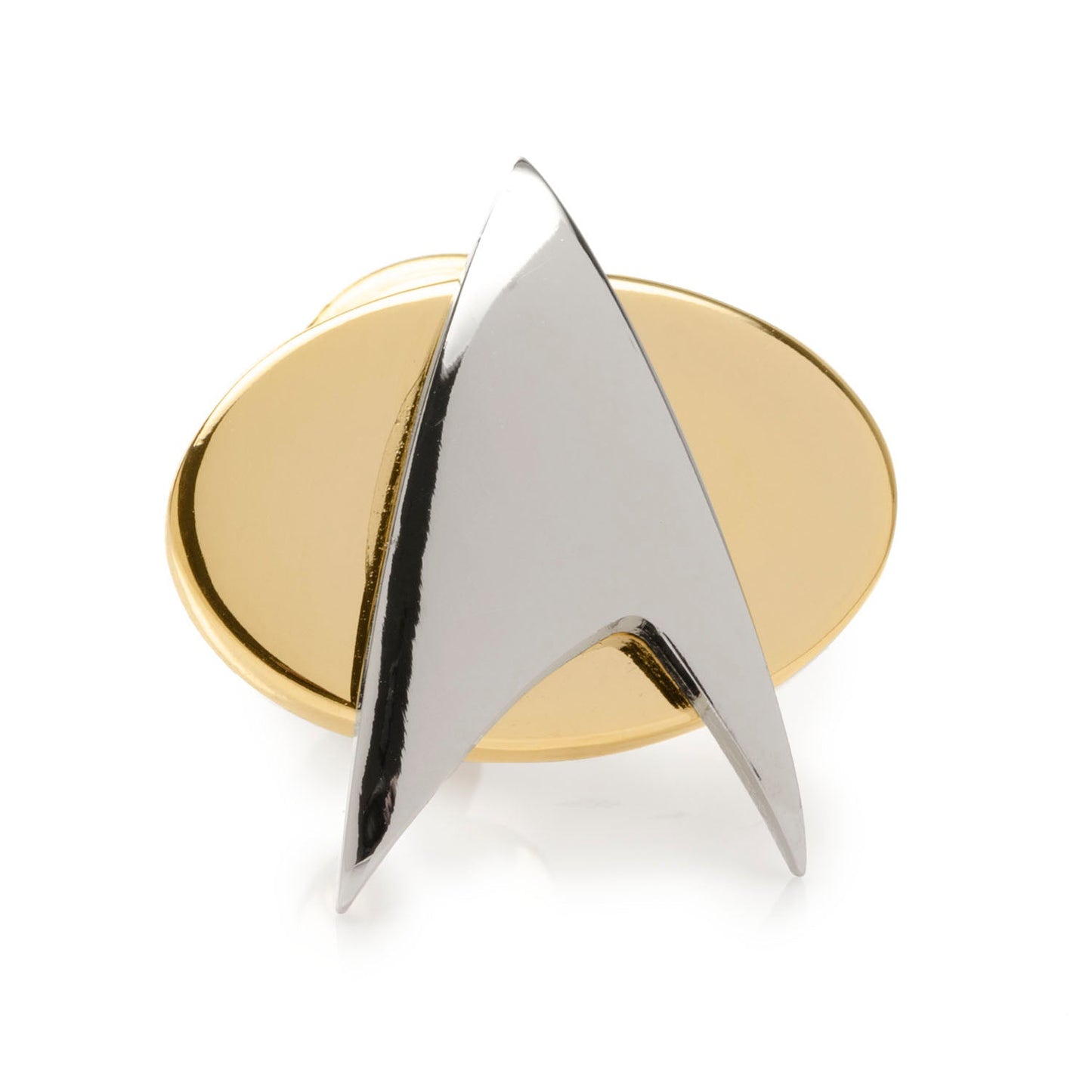 Star Trek Two Tone Delta Shield Lapel Pin - Paramount Shop