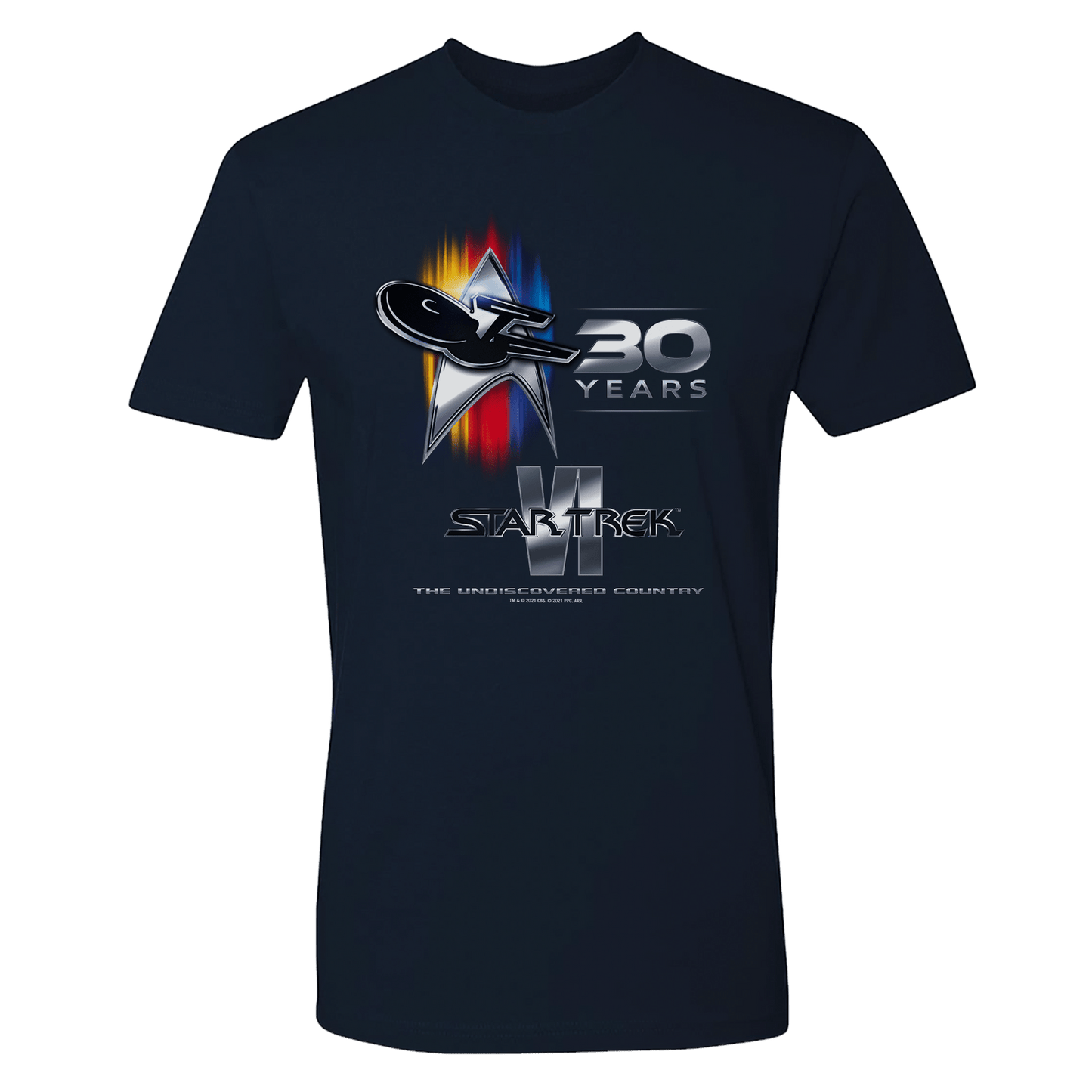 Star Trek VI: The Undiscovered Country 30th Anniversary Adult Short Sleeve T - Shirt - Paramount Shop