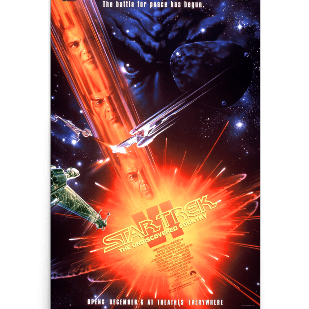 Star Trek VI: The Undiscovered Country Movie Premium Satin Poster - Paramount Shop