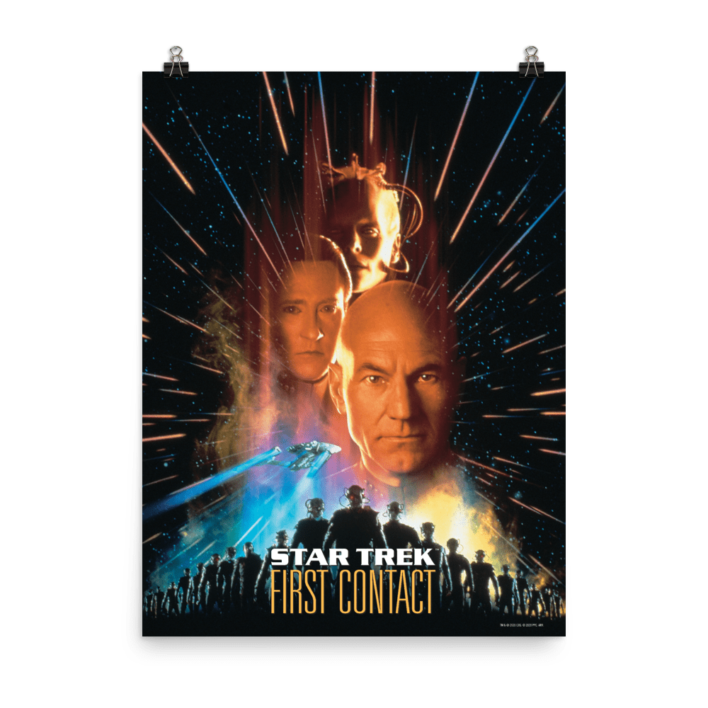 Star Trek VII: Generations : First Contact Movie Premium Satin Poster - Paramount Shop