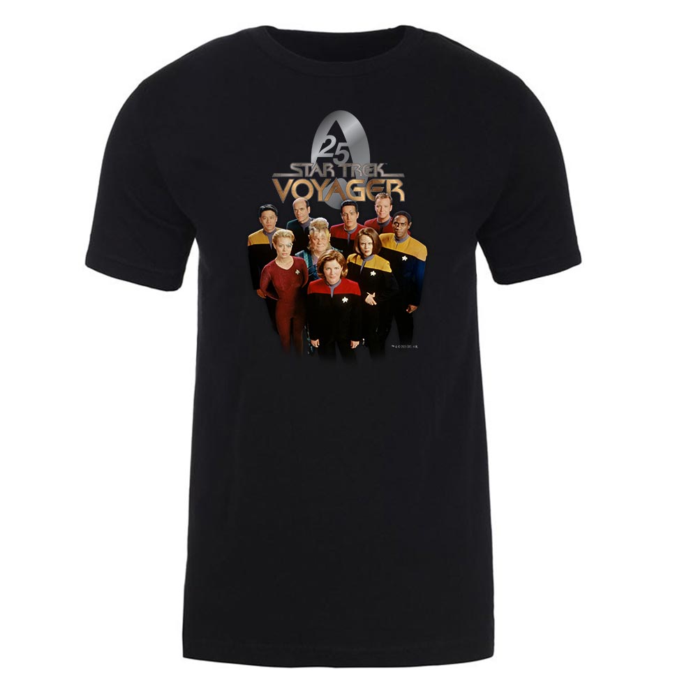Star Trek: Voyager 25 Gold Crew 2 Adult Short Sleeve T - Shirt - Paramount Shop