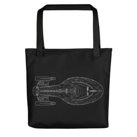 Star Trek: Voyager 25 Schematic Premium Tote Bag - Paramount Shop