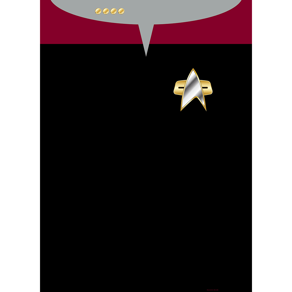 Star Trek: Voyager Command Uniform Sherpa Blanket - Paramount Shop