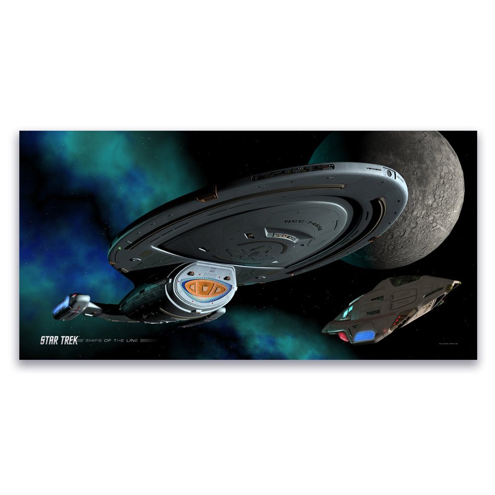 Star Trek: Voyager Ships of the Line Homeward Bound Satin Poster - Paramount Shop