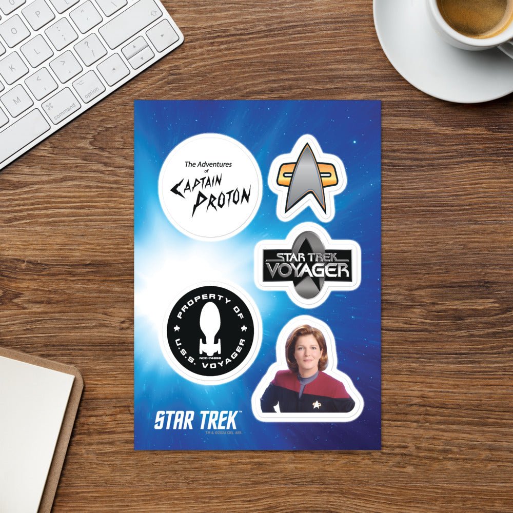 Star Trek: Voyager Sticker Sheet - Paramount Shop