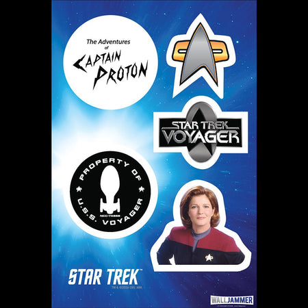 Star Trek: Voyager Wall Sticker Sheet - Paramount Shop