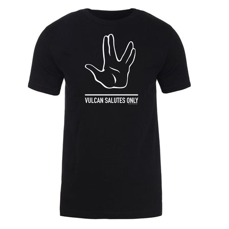 Star Trek Vulcan Salutes Only Sign Adult Short Sleeve T - Shirt - Paramount Shop