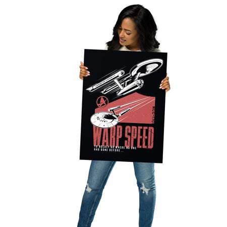 Star Trek Warp Speed Premium Matte Poster - Paramount Shop
