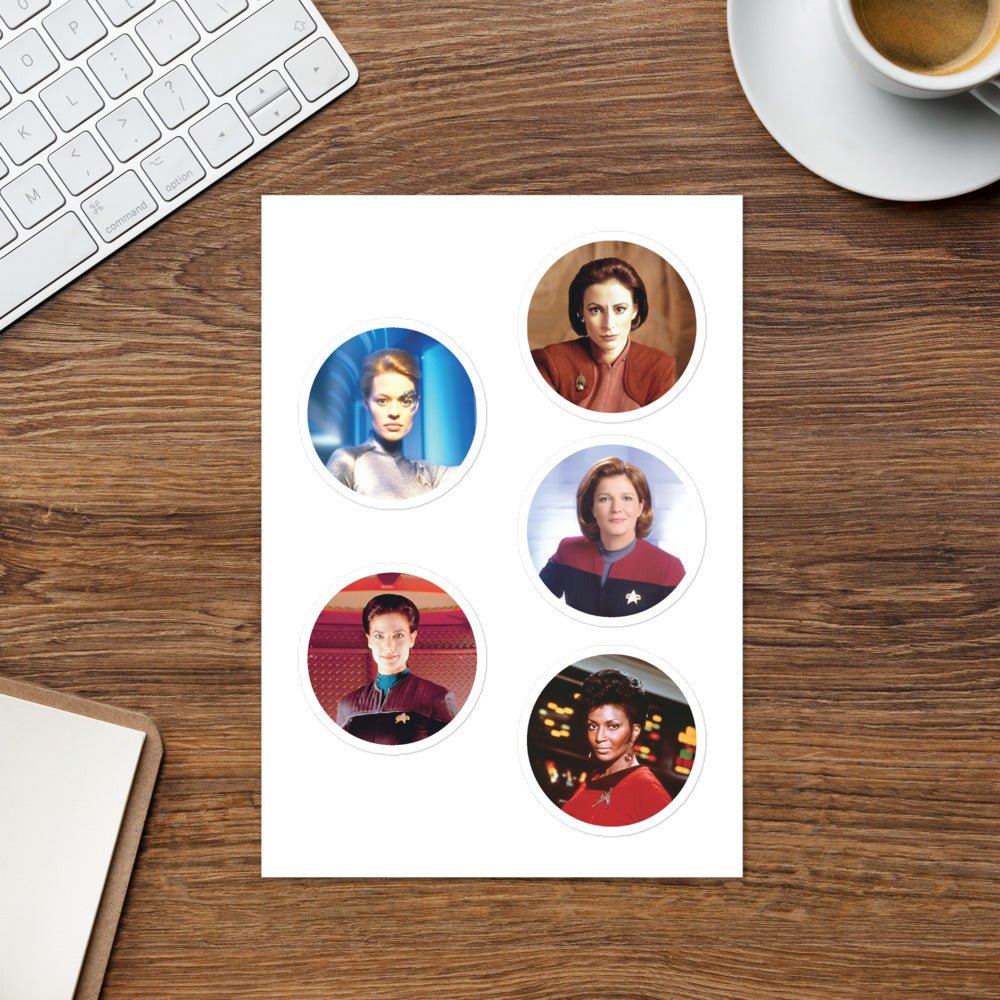 Star Trek Women Of Star Trek Sticker Sheet - Paramount Shop