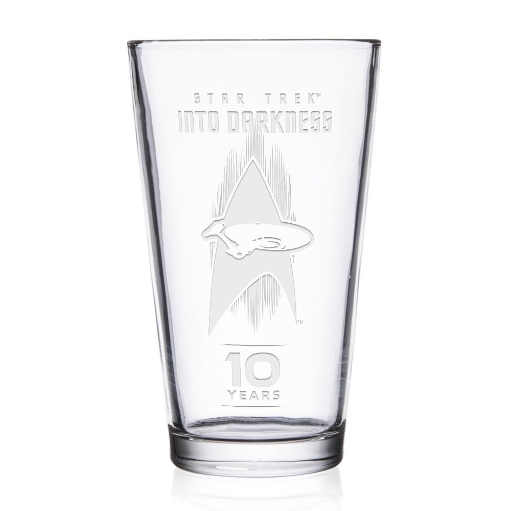 Star Trek XII: Into Darkness 10th Anniversary Laser Engraved Pint Glass - Paramount Shop