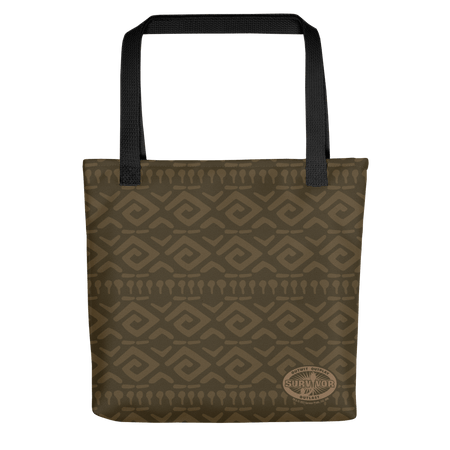 Survivor Brown Tribal All Over Print Premium Tote Bag - Paramount Shop