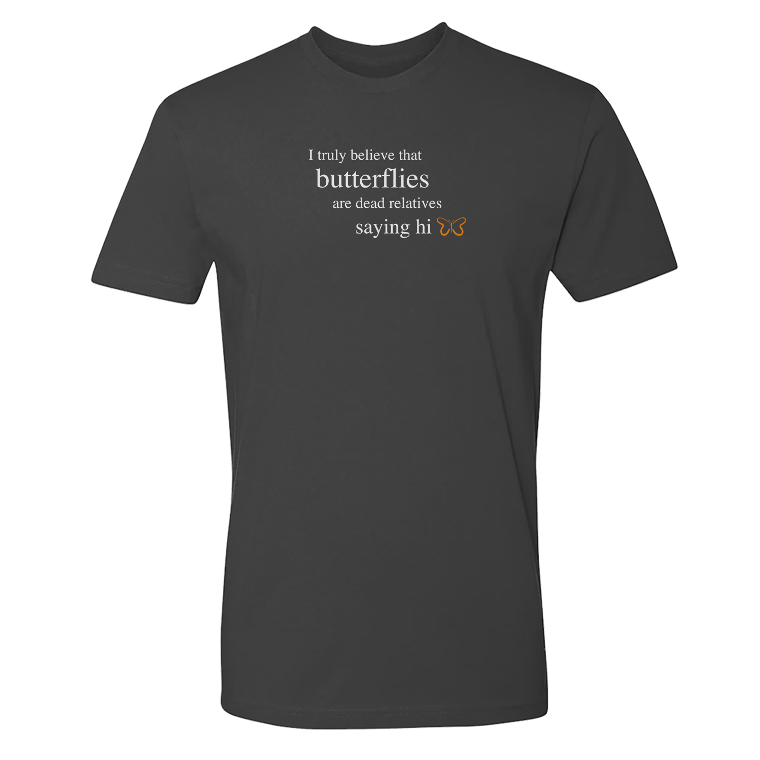 Survivor Butterflies Quote Adult Short Sleeve T - Shirt - Paramount Shop